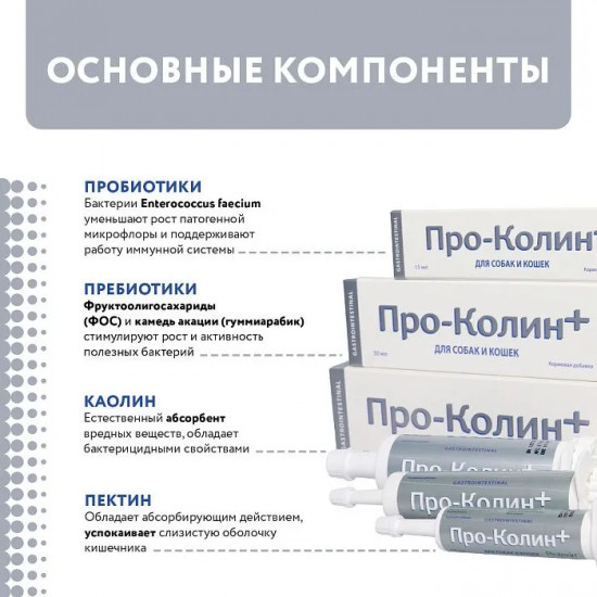 Добавка кормовая для микрофлоры желудочно-кишечного тракта у собак и кошек