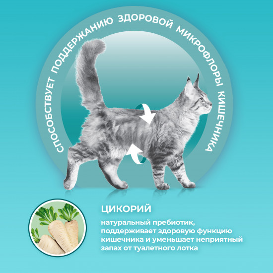 Корм сухой для стерилизованных кошек и кастрированных котов с лососем и пшеницей
