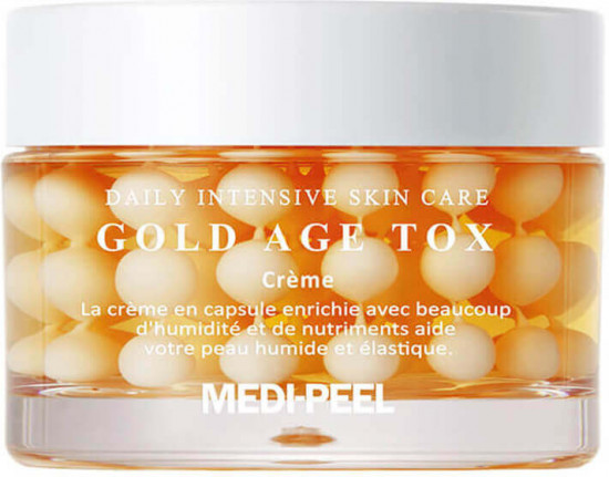 Антивозрастной капсульный крем с экстрактом золотого шелкопряда «Gold Age Tox Cream»