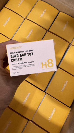 Антивозрастной капсульный крем с экстрактом золотого шелкопряда «Gold Age Tox Cream»