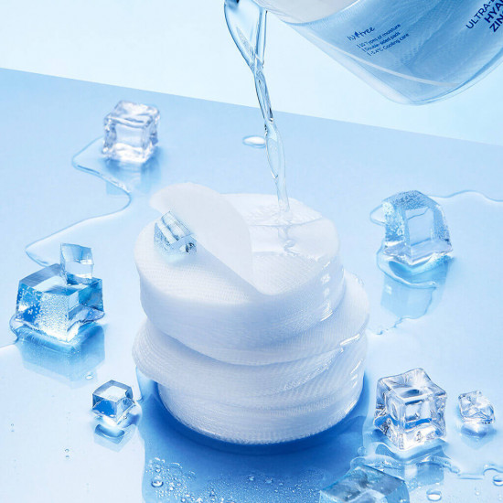 Увлажняющие пэды с охлаждающим эффектом «Ultra-Low Molecular Hyaluronic Acid Zinc Cooling Pad»