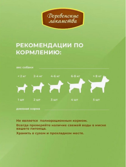 Уши кроличьи с мясом ягненка для малых и миниатюрных пород собак