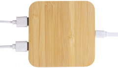 USB-хаб с беспроводной зарядкой «Plato» - Фото 8