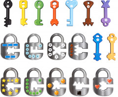 Игра развивающая «Ключи и замки» - Фото 1