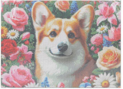 Мозаика алмазная «Корги» - Фото 2