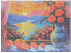 Мозаика алмазная «Мандариновый закат» - Фото 2