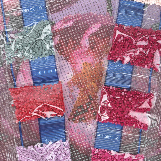 Мозаика алмазная «Пионы»