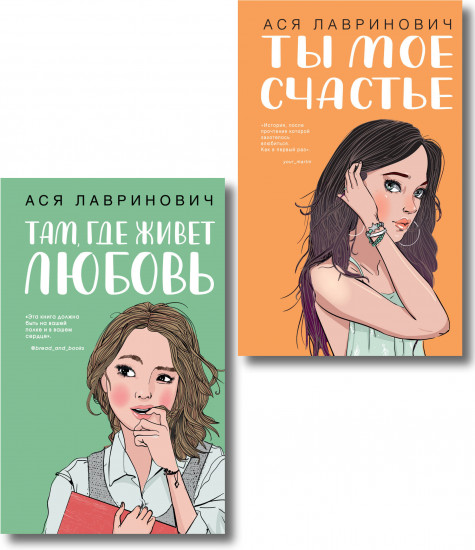 Там, где живет любовь. Ты моё счастье. Комплект из 2 книг