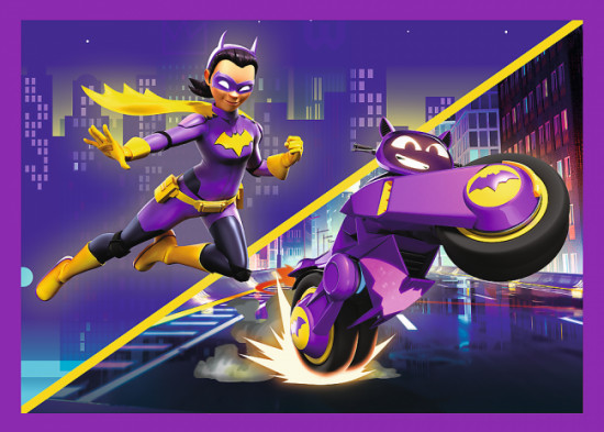 Набор пазлов 4 в 1 «Meet Batwheels»