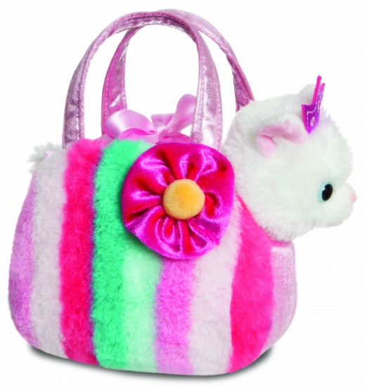 Игрушка мягкая «Кошка в сумке»