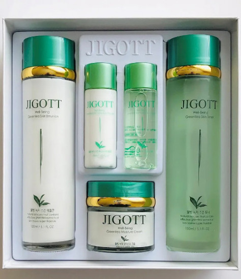 Набор для лица с экстрактом зелёного чая «Well-Being Green Tea Skin Care 3 Set»