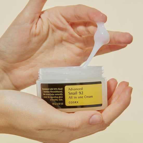 Высокоактивный крем для лица с муцином улитки «Advanced Snail 92 All In One Cream»