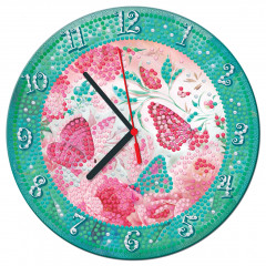 Аппликация из алмазной мозаики «Часы нежный аромат» - Фото 2