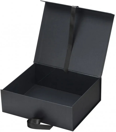 Коробка подарочная разборная на магнитах с лентами