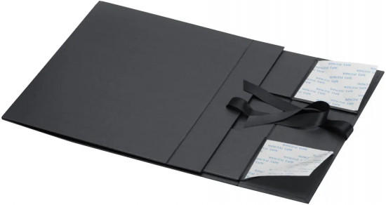 Коробка подарочная разборная на магнитах с лентами