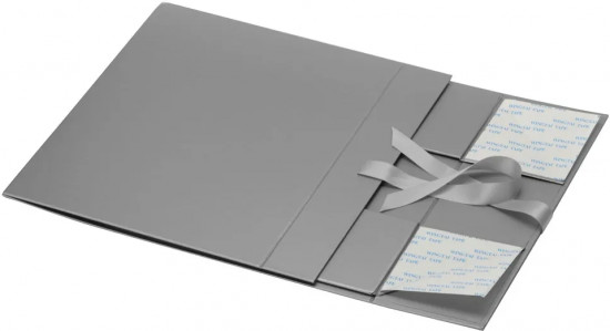 Коробка подарочная разборная на магнитах с лентами