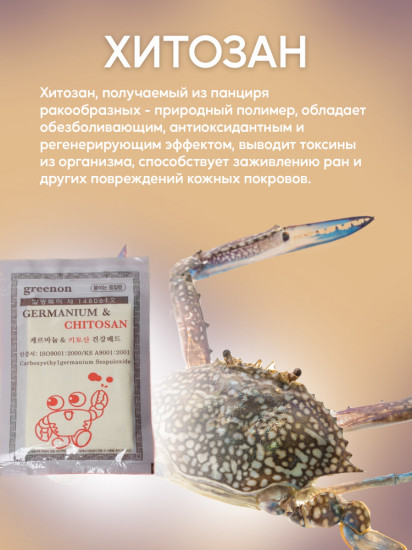 Набор лечебных пластырей «Germanium & Chitosan»