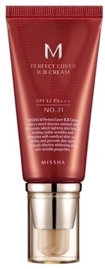 BB крем для лица «M Perfect Cover B.B Cream», оттенок 21