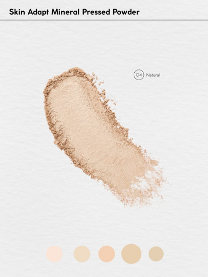 Минеральная компактная пудра для лица «Skin Adapt!», оттенок 04 Natural