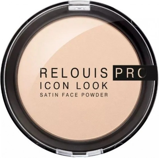 Пудра для лица компактная «Pro Icon Look Satin», оттенок 005 Светлый натуральный