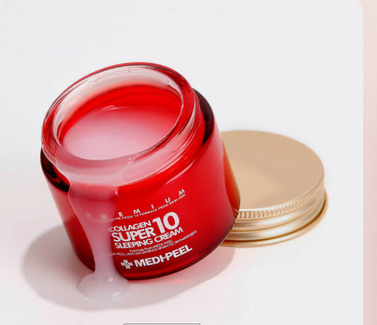Ночной коллагеновый крем для лица «Collagen Super 10 Sleeping Cream»