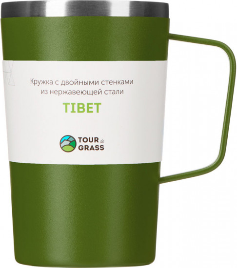 Кружка стальная с двойными стенками «Tibet»