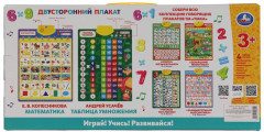 Плакат двусторонний «Математика. Таблица умножения» - Фото 4
