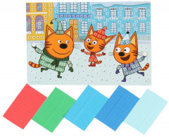 Аппликация мягкая «Три кота» - Фото 1