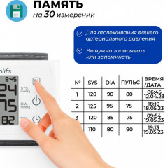 Тонометр автоматический на запястье «BP W3 Comfort» - Фото 5