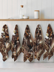 Комплект вафельных полотенец «Арабика» - Фото 1