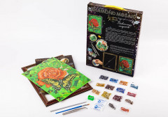 Набор для создания мозаики «Роза с бабочкой» - Фото 1