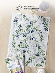 Комплект полотенец вафельных - Фото 5