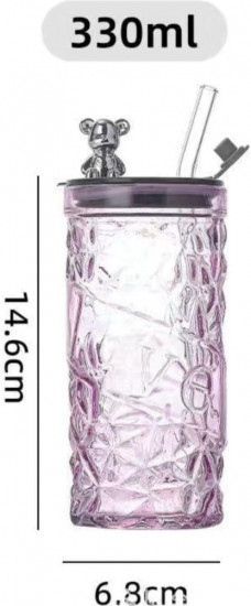 Стакан с трубочкой