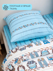 Комплект постельного белья «Совушки» - Фото 6