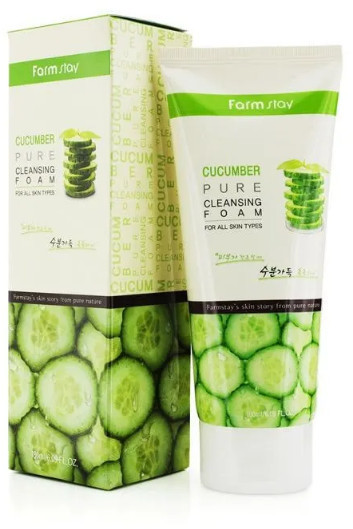 Пенка для лица с экстрактом огурца «Pure Cleansing Foam Cucumber»