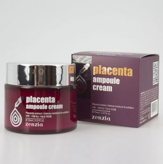 Крем для зрелой кожи лица плацентарный «Placenta Ampoule Cream»