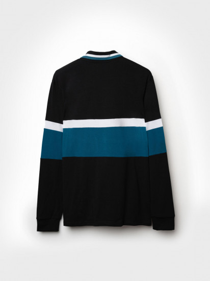 Лонгслив-поло мужской