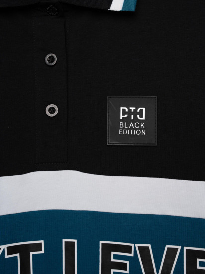 Лонгслив-поло мужской