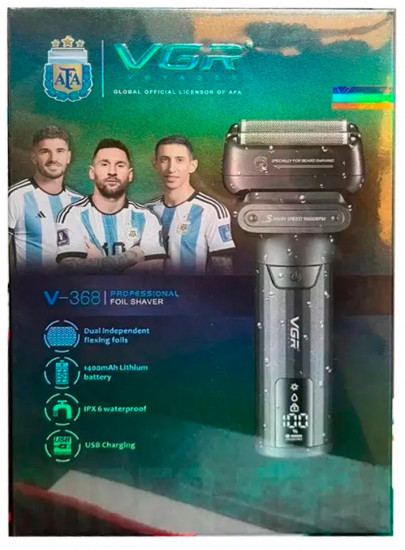 Электробритва-триммер универсальная VGR V-368 Black Shaver