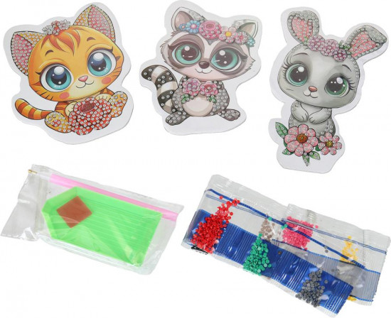 Мозаика кристальная на подставке «Любимые питомцы»