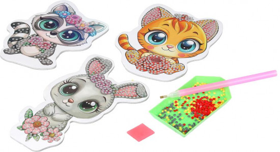 Мозаика кристальная на подставке «Любимые питомцы»