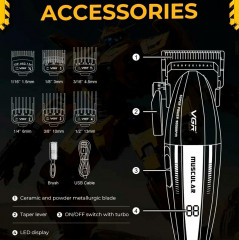 Машинка для стрижки волос V-285 - Фото 8