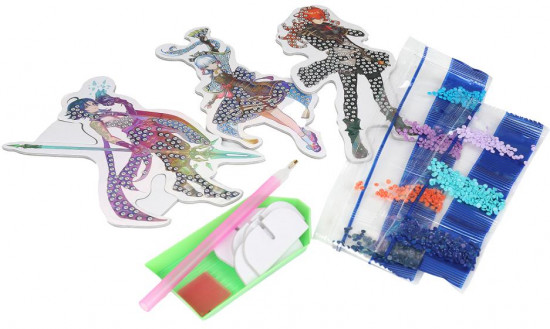 Мозаика кристальная на подставке «Геншин»