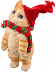 Фигурка декоративная «Рождественский котенок» - Фото 4