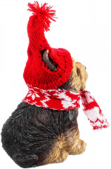 Фигурка декоративная «Рождественский щенок йорк» - Фото 5