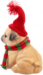 Фигурка декоративная «Рождественский мопс» - Фото 5