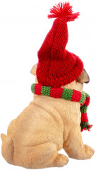 Фигурка декоративная «Рождественский мопс» - Фото 6