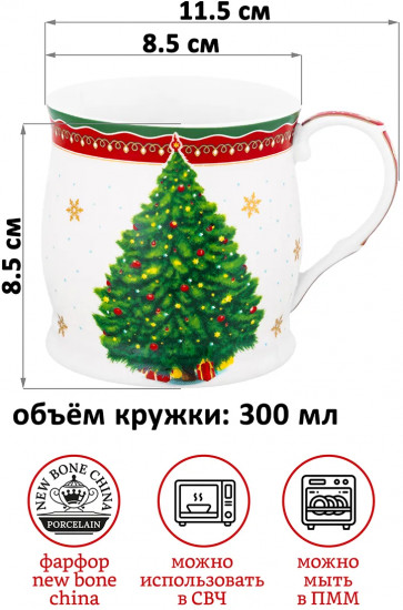 Набор кружек «Новогодняя елка»