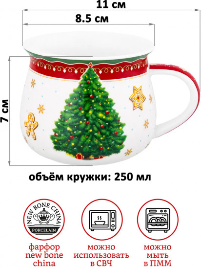 Набор кружек «Новогодняя елка»