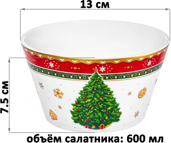 Набор салатников «Новогодняя елка»